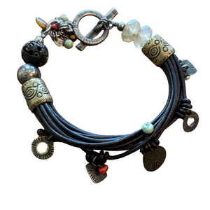 Silpada B1889 Retired Leather Cha Cha Bracelet Retired